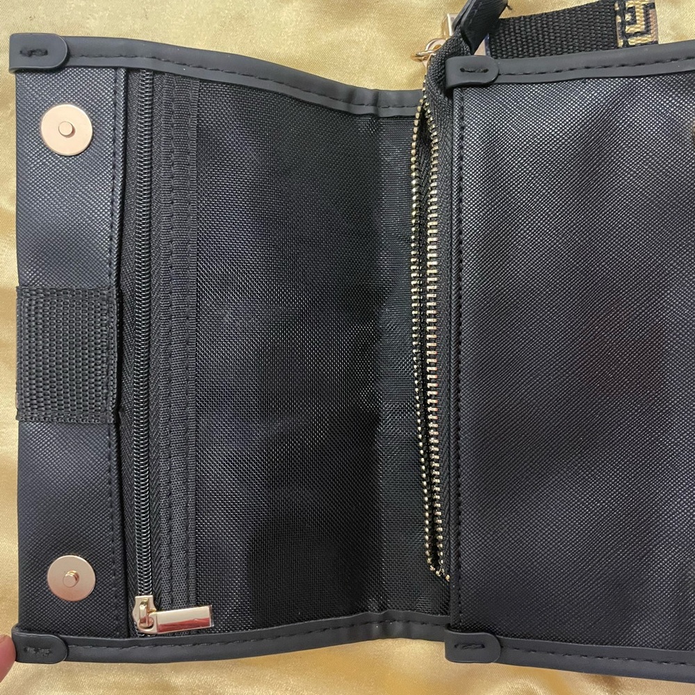 Versace Black and Gold Geometric Bag NWOT - Picture 2 of 3